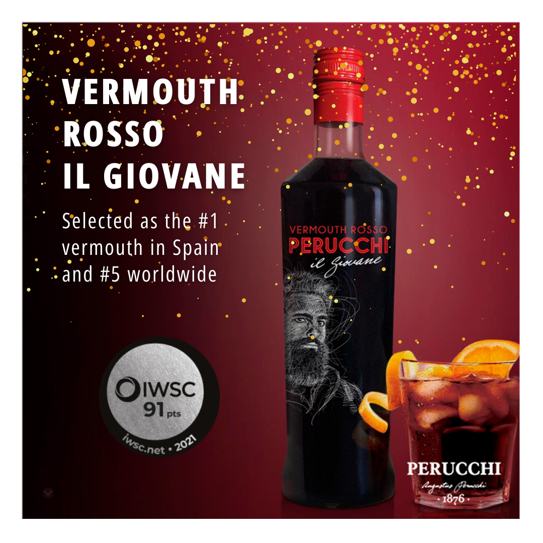 Vermouth Rosso Il Giovane: Selected as the #1 vermouth in Spain and the #5 worldwide