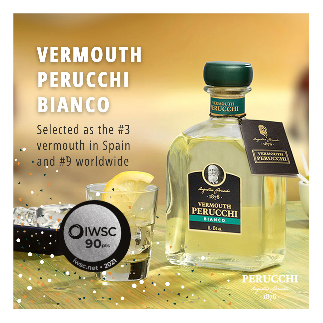 Vermouth Perucchi Bianco: Selected as the #3 vermouth in Spain and the #9 worldwide